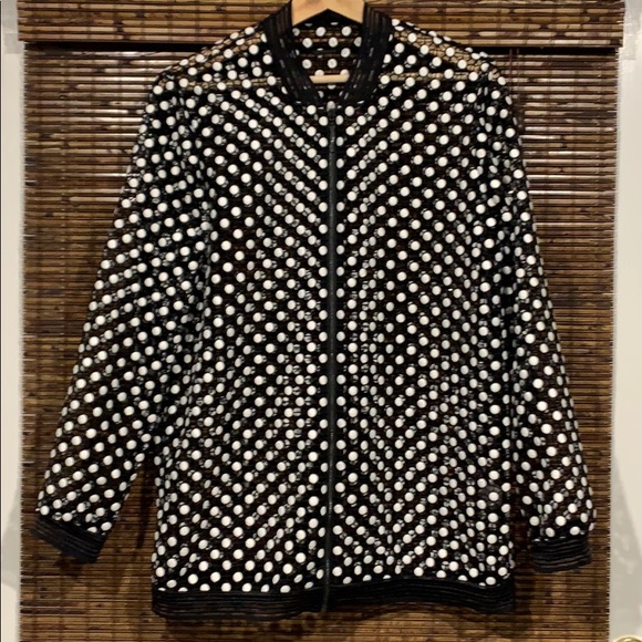 NWOT! Elie Tahari Mesh Jacket - Picture 2 of 4